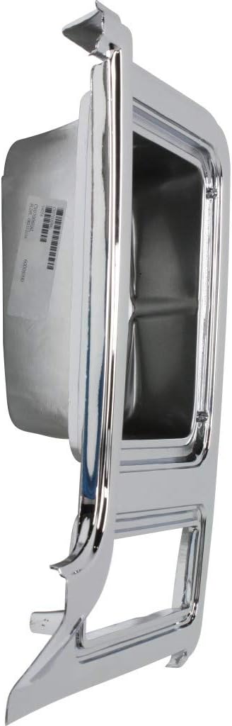 Chrome & Painted Dark Argent Headlight Door for Chevy C10 C20 C30 1979 1980 Driver Side Pack of 2 A1164