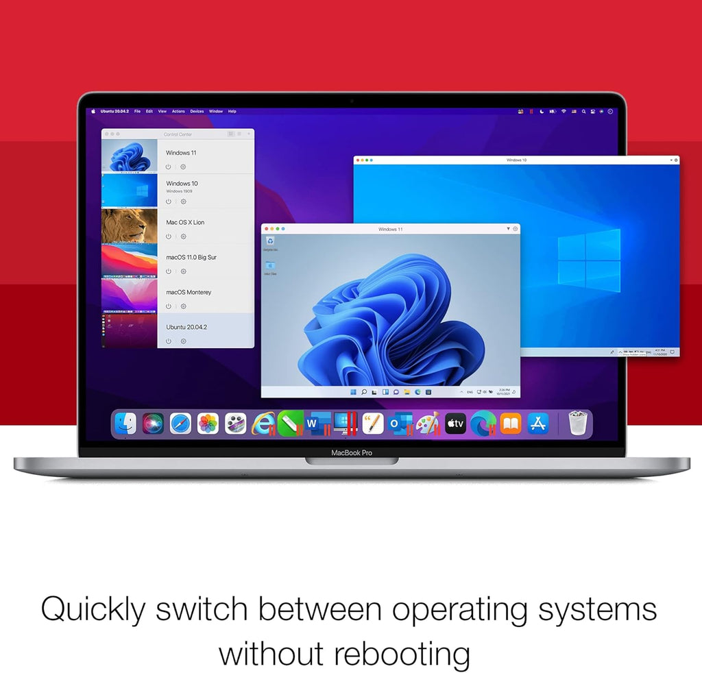 Parallels Desktop 17 for Mac Pro Edition Virtual Machine Software 1-Year Subscription Z50887