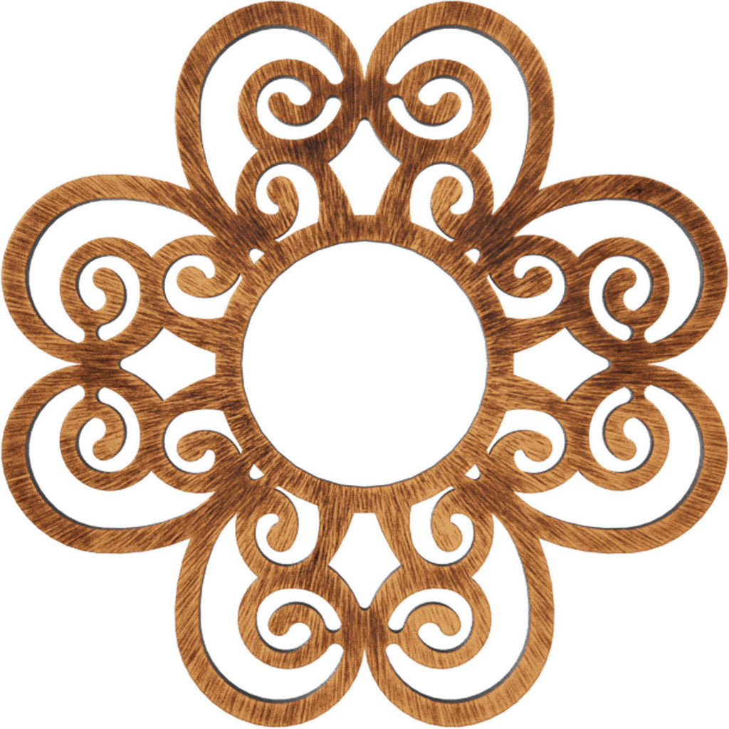 40x22OD x 13 5/8x22ID x 1x22P PVC Pierced Ceiling Medallion, Antiqued Coppe L478238