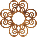 40x22OD x 13 5/8x22ID x 1x22P PVC Pierced Ceiling Medallion, Antiqued Coppe L478238