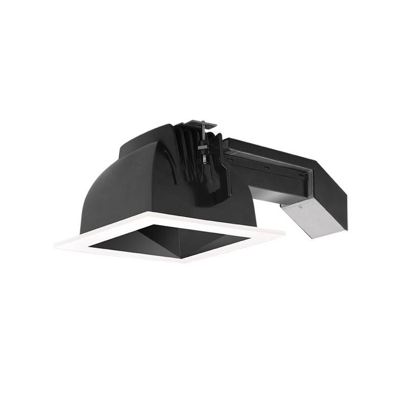 6 inch Square 20W Dimmable 4000K 80 CRI Black Cone White Ring F690