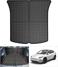 Black TPO Rear Cargo Liners Trunk Tray Mats for Tesla Model Y, Pack of 2 G7263