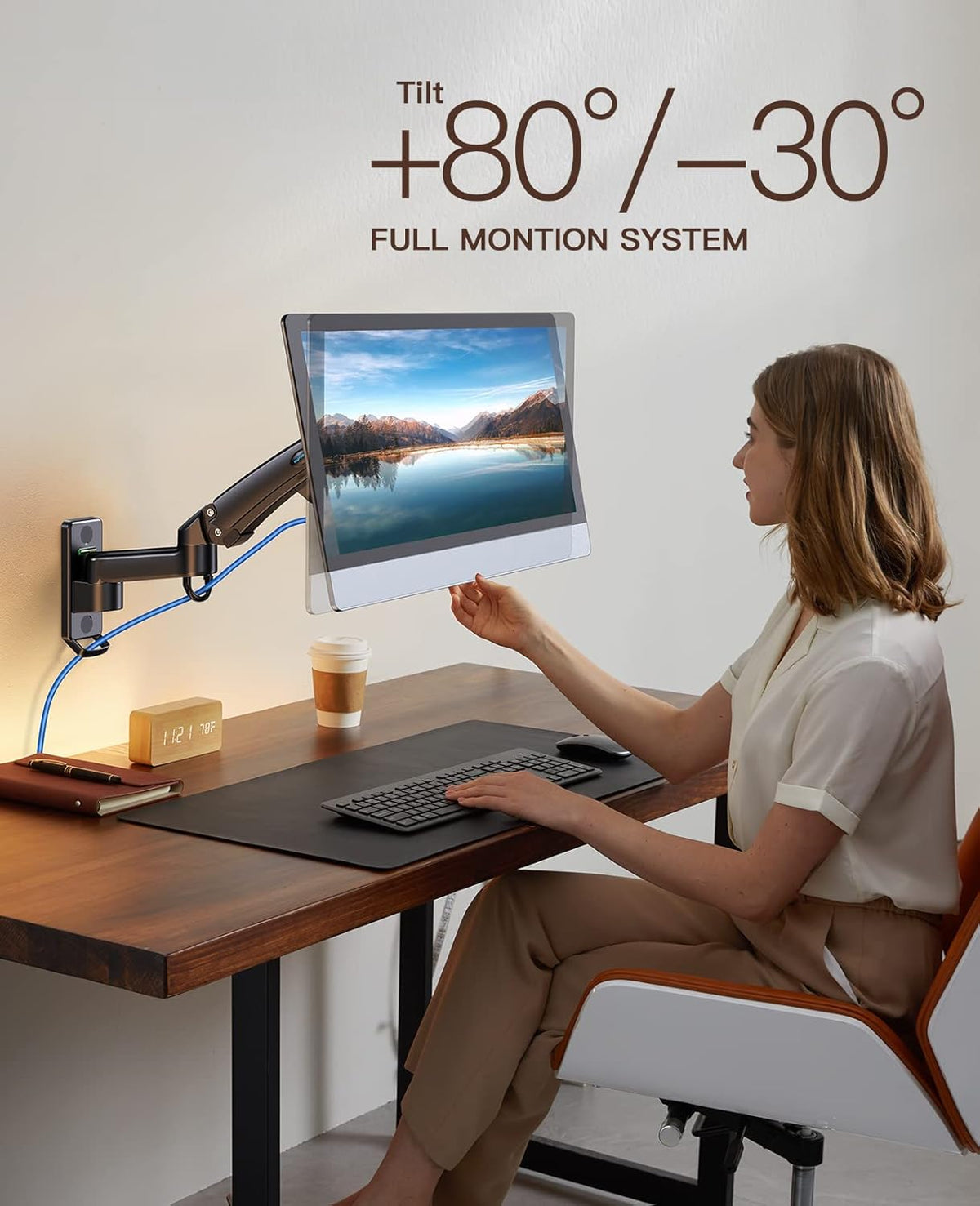 Full Motion Wall Mount for 22”-35” Screens, VESA 75/100/200mm, Pack of 2 P640031
