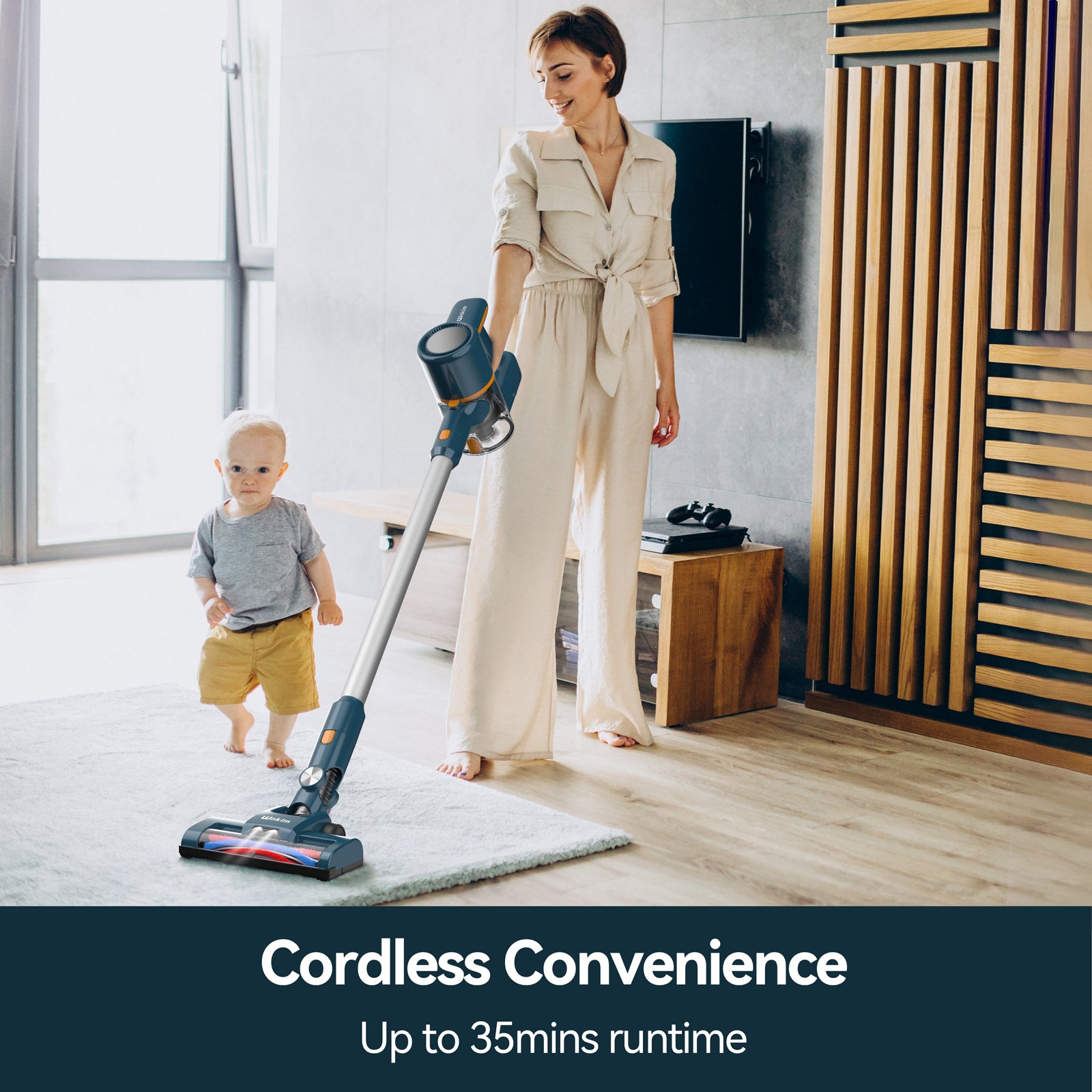 Cordless 6-in-1 Stick Vacuum Cleaner with 2200 mAh Battery O2362
