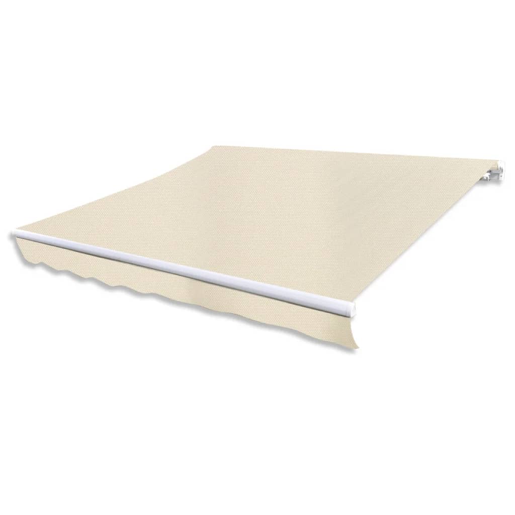 Folding Awning Manual Operated 118.1" Cream M8216