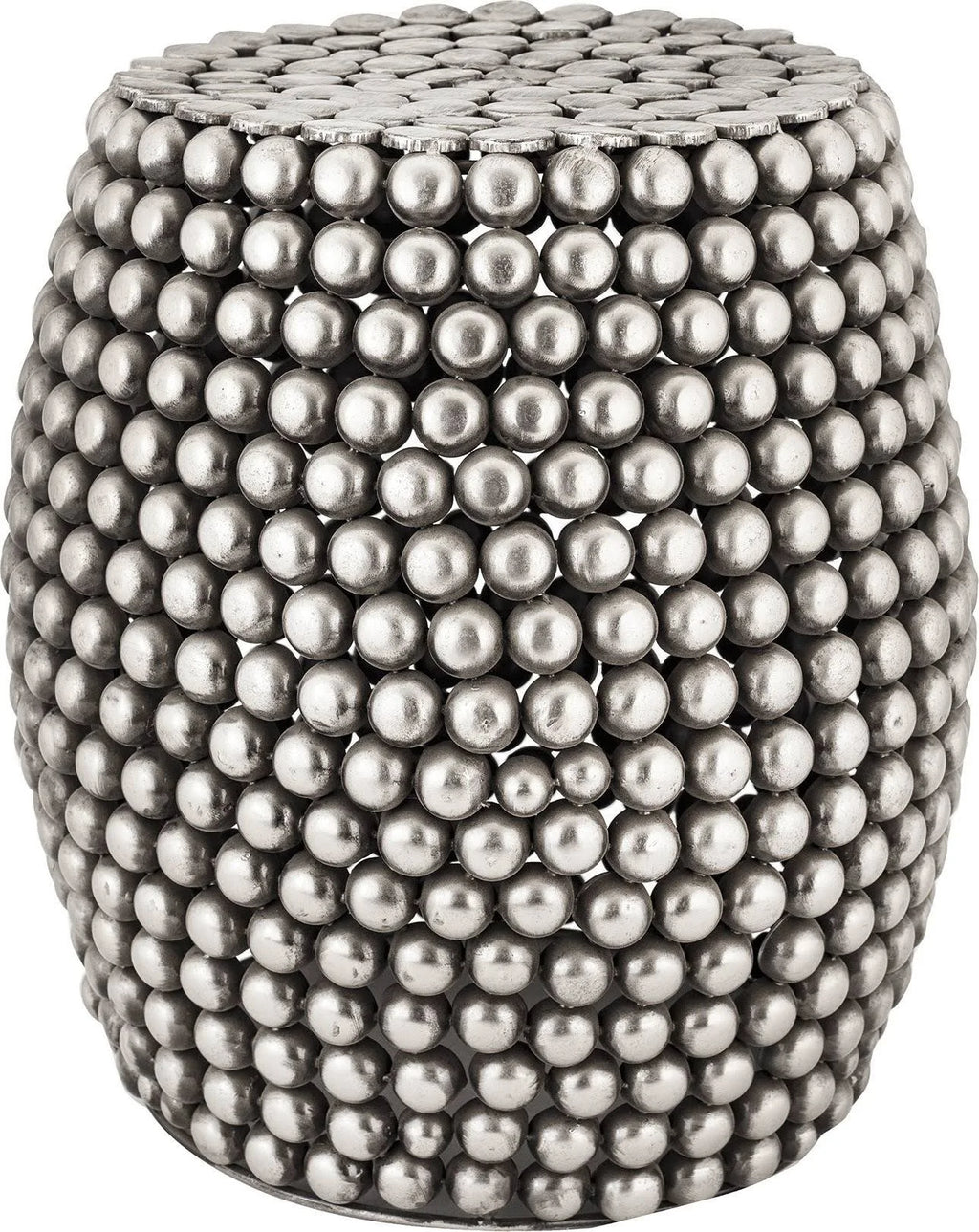 Pewter Pebble Stool G562