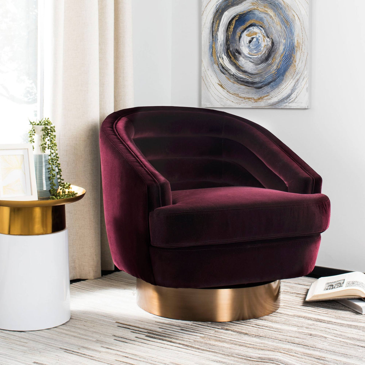 Swivel Club Chair D6400