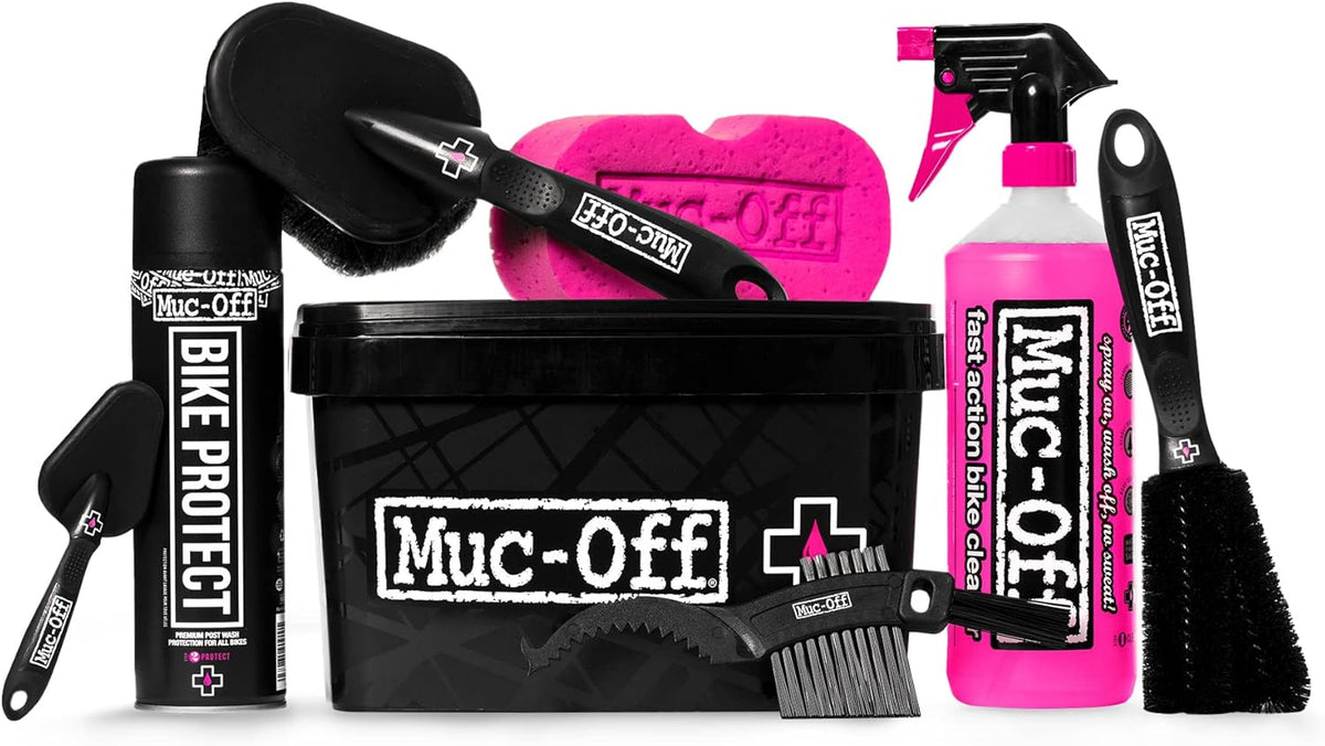 8 in 1 Bicycle Cleaning Kit Black Pack of 2 O855