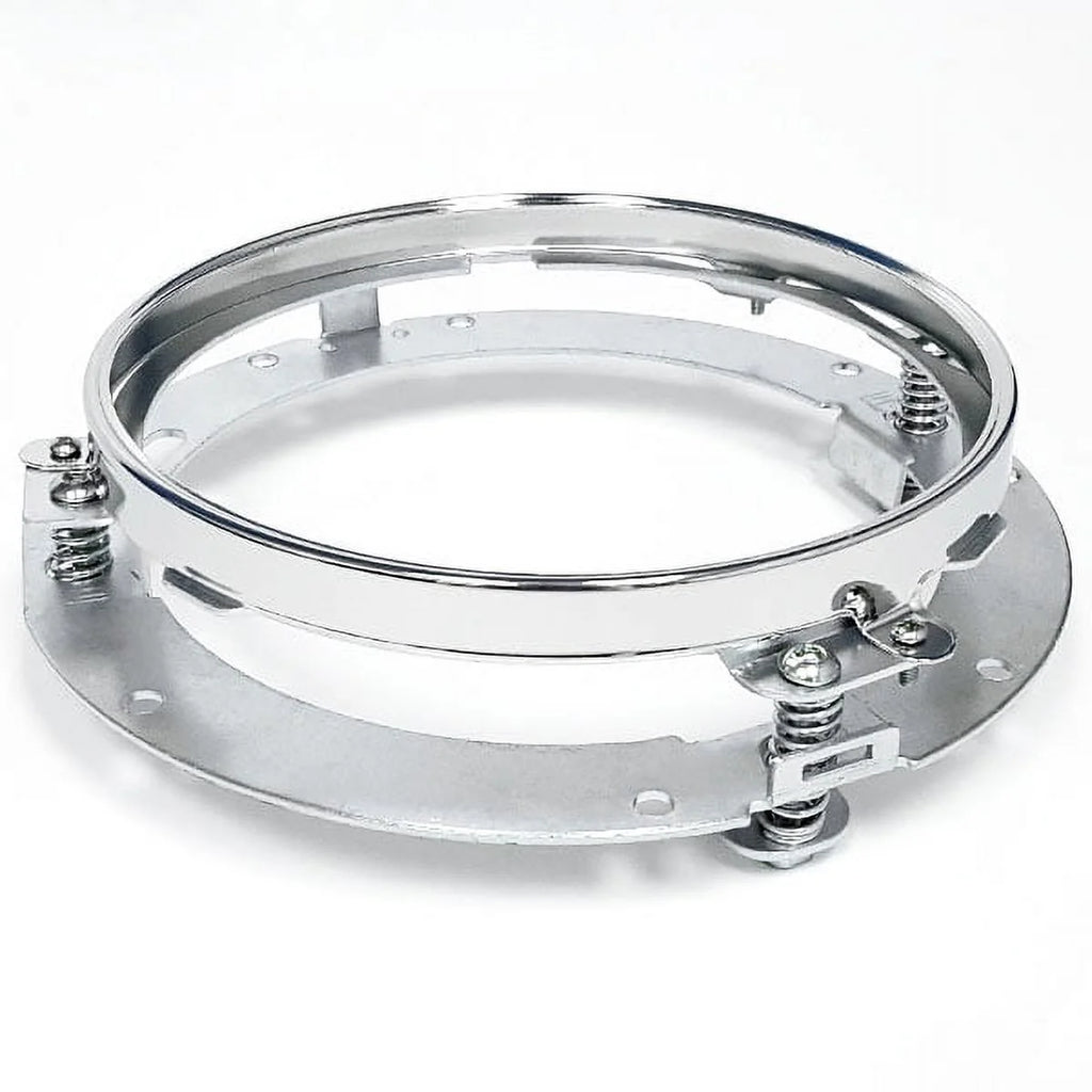 Chrome 7" LED Headlight Mounting Ring Trim Bracket J91798