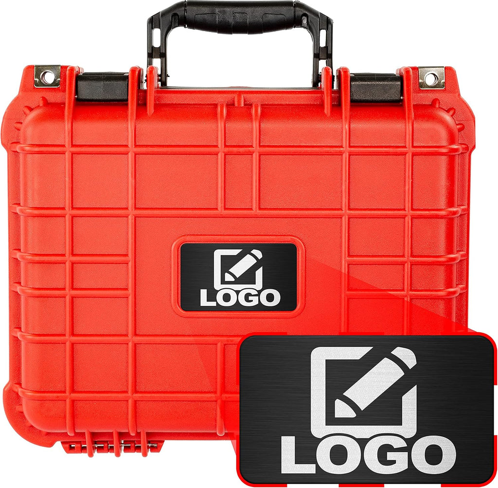 Waterproof Shockproof Hard Case with Foam 13.37 Inch 11.62 Inch 6 Inch (Black) T881055