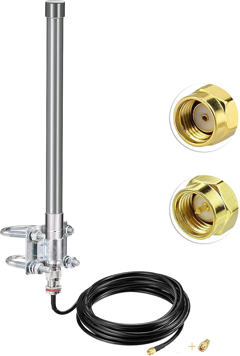 31.5inch 5.8 dBi 915MHz Antenna with 10ft Low Loss Cable Y9617