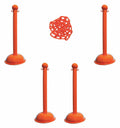 Safety Orange Barrier Post Kit Z481