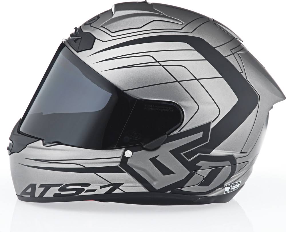 Matte Titanium Aero Helmet U6468