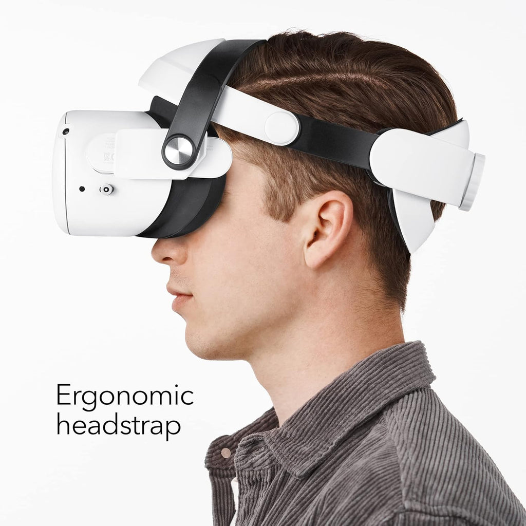 VR Headset Carrying Case, Head Strap, and Face Cover Bundle Pack of 2 Z30204