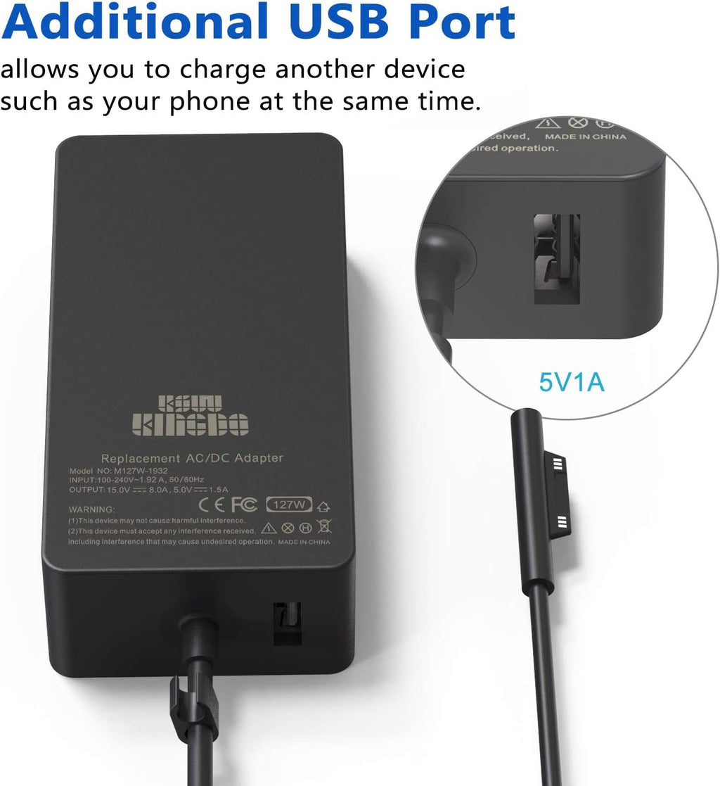 127W 15V 8A Power Adapter with Carrying Case Pack of 2 I6323