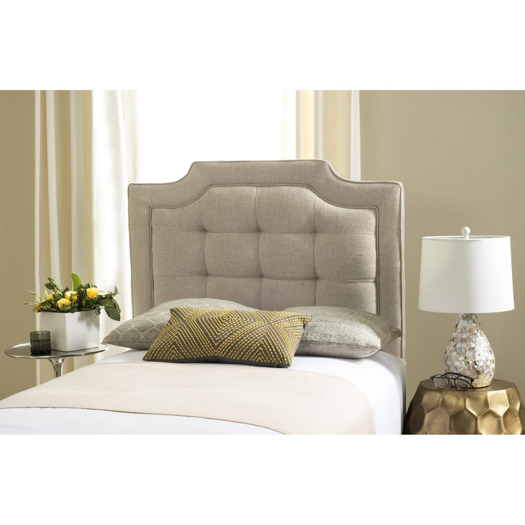 Twin Hemp Tufted Linen Headboard S231