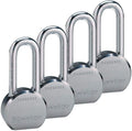 4 High Security Pro Series Keyed Alike Padlocks H8428