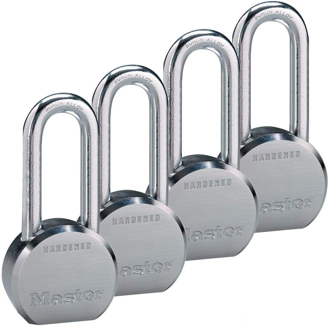 4 High Security Pro Series Keyed Alike Padlocks H8428