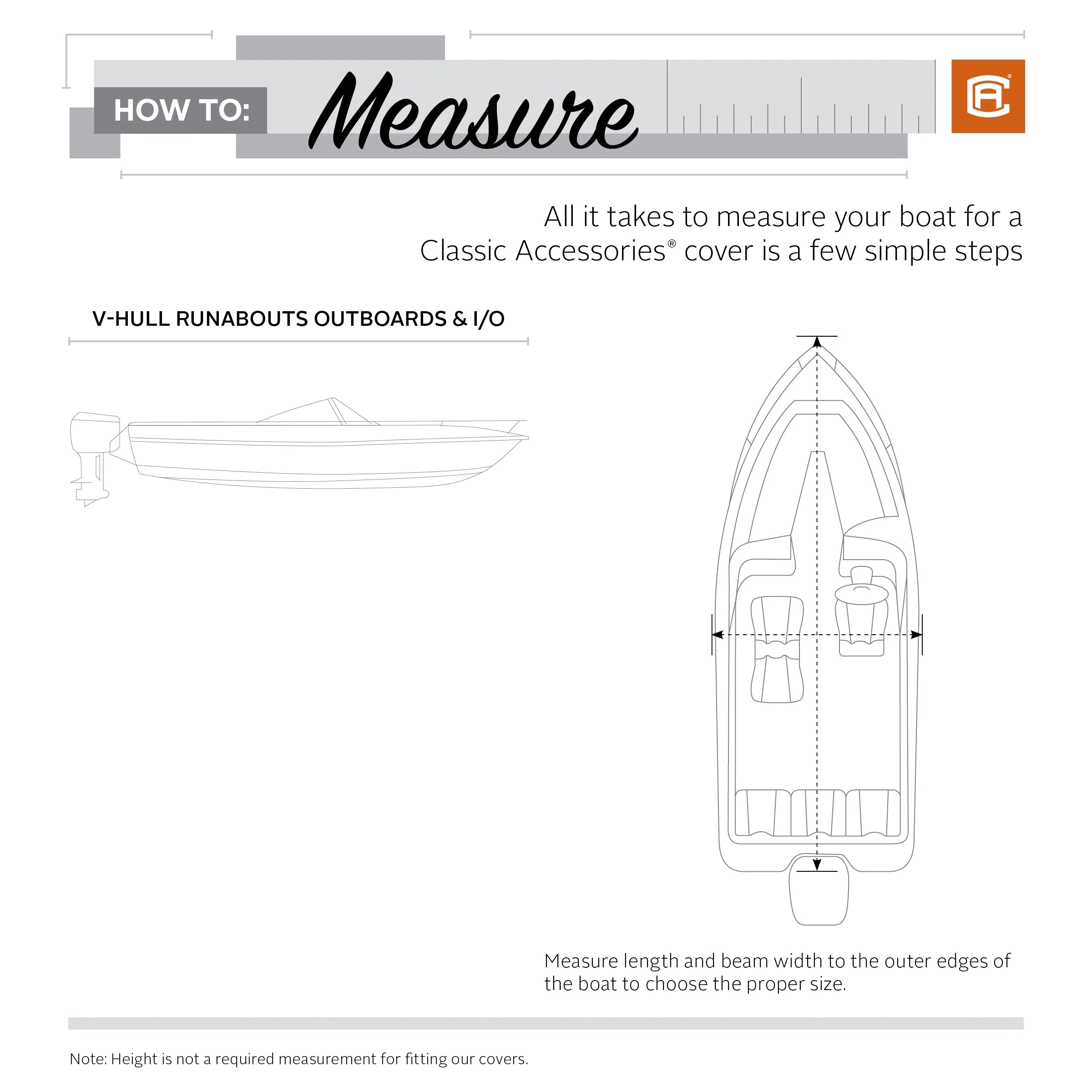 All Seasons Trailerable Boat Cover with Polyester Fade-Resistant Fabric J218