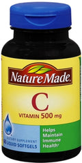 Vitamin C 500 mg Liquid Softgels 60 Soft Gels (Pack of 3) F9849