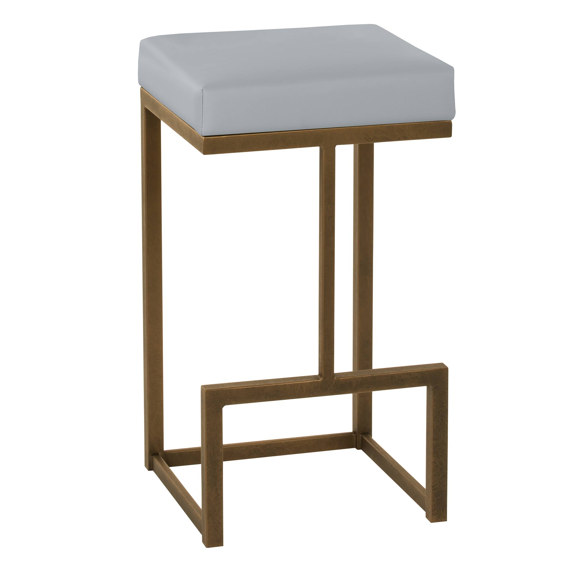 26x22 Counter Height Metal Backless Barstool R485